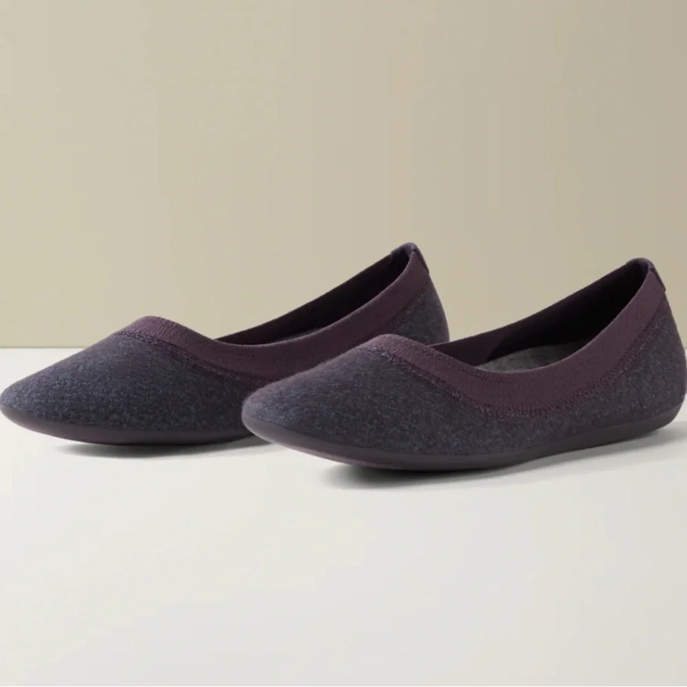 Allbirds Tree Breezers Olympus wool Ballet Flats Size 10 NWOT